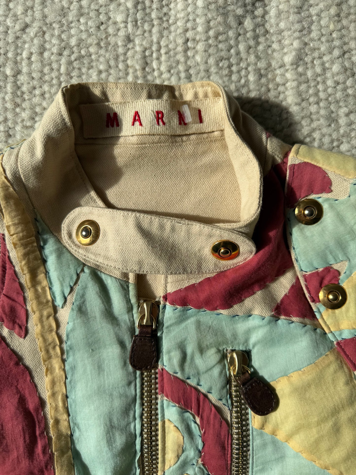 Vintage Marni S/S 2003 Patchwork Cotton Jacket