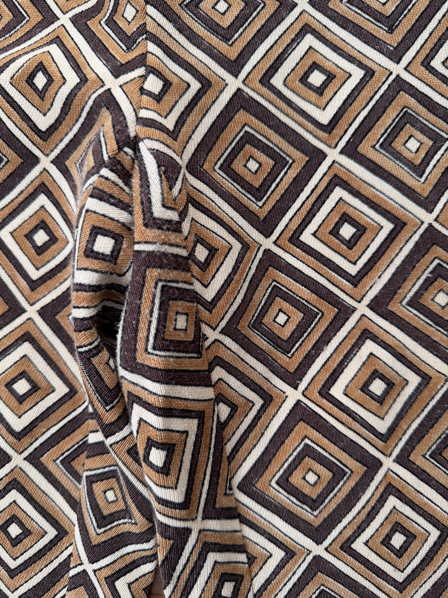 Vintage Prada F/W 1996 Brown Diamond Pattern Trousers