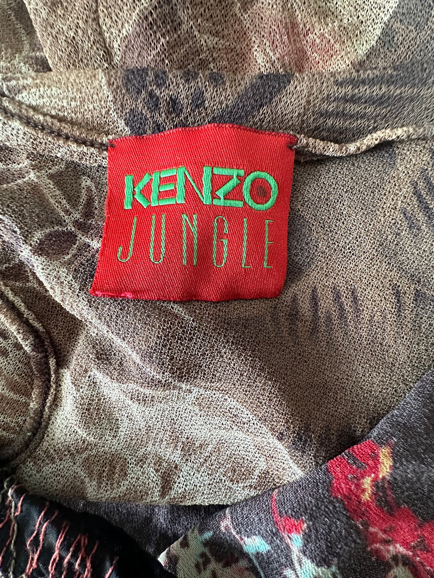 Vintage Kenzo Jungle Mesh Top