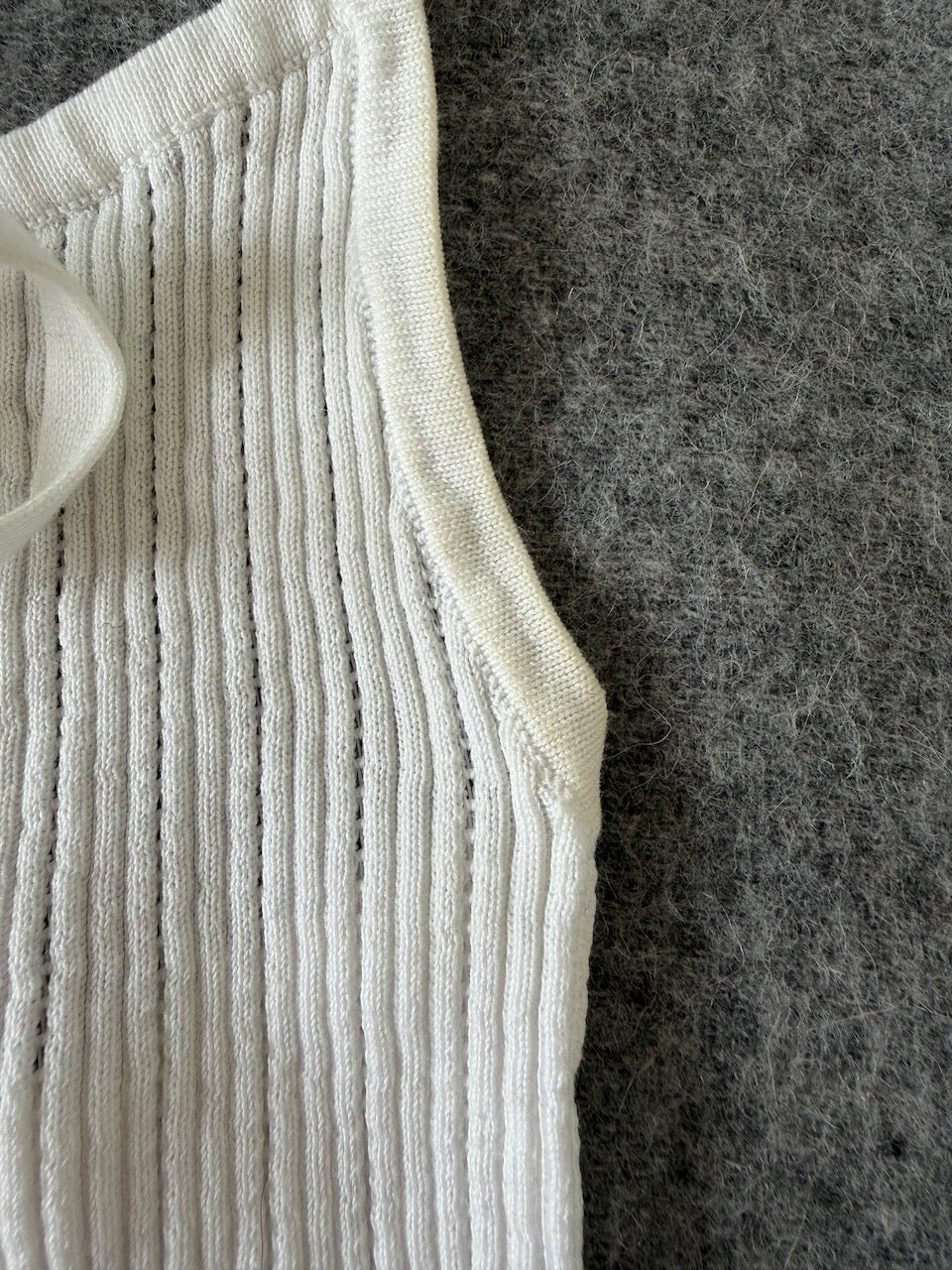 Ralph Lauren White Knitted Halter Top