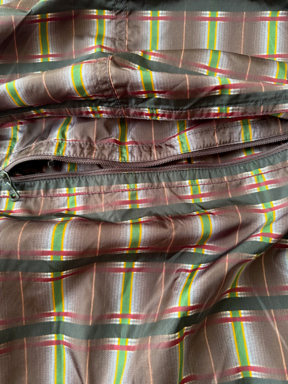 Vintage Prada S/S 2004 Purple Plaid Trench Coat