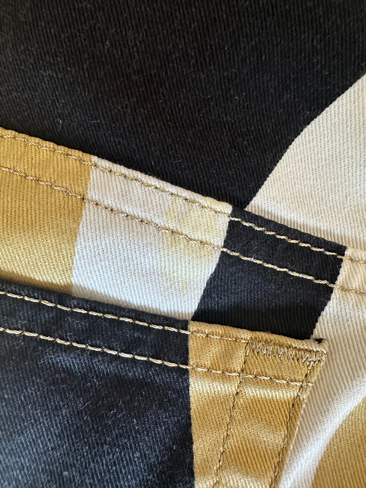 Vintage Iceberg S/S 2001 Patterned Jeans