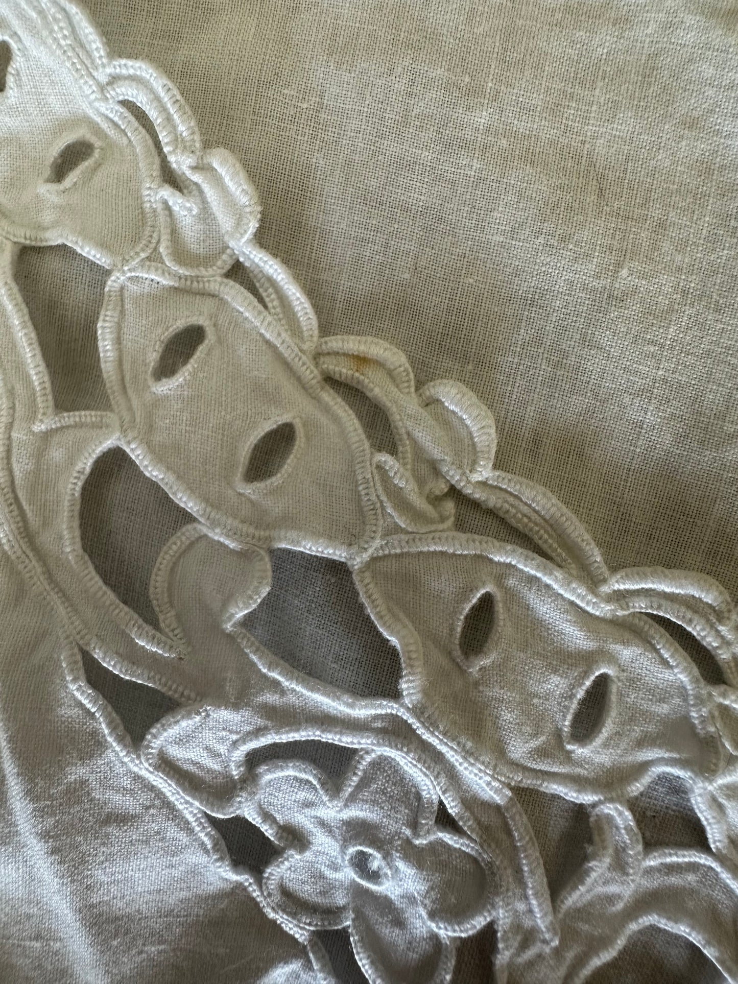 Vintage White Cotton Blouse