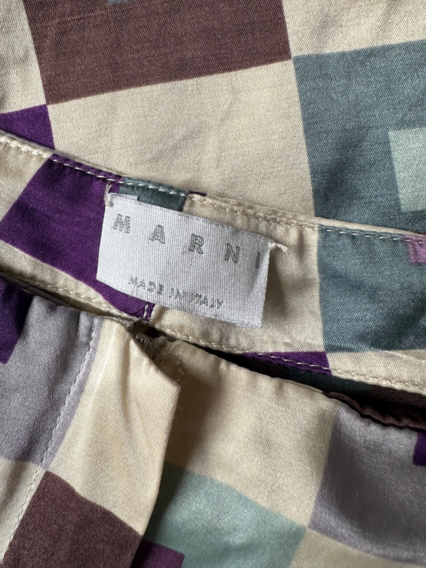 Vintage Marni F/W 2000 Silk Trousers