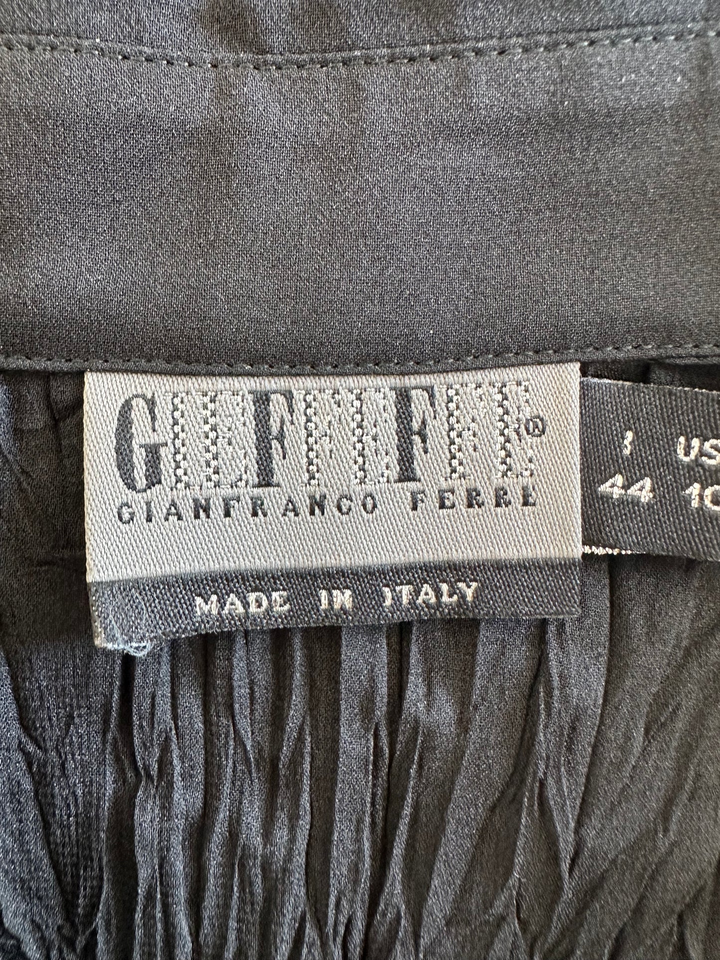 Vintage GFF Gianfranco Ferre Black Maxi Dress
