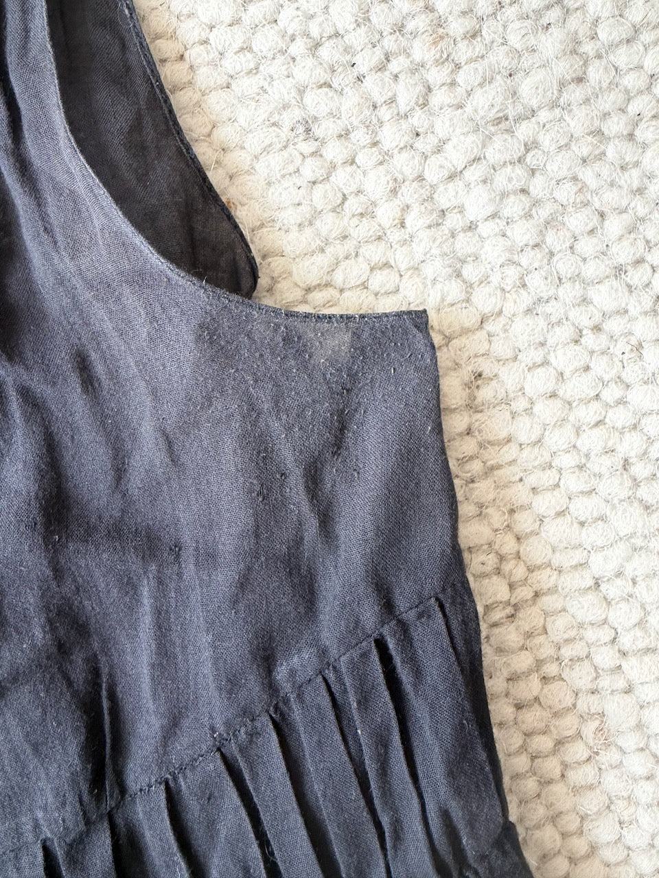 Vintage Marni S/S 2006 Black Cotton Dress