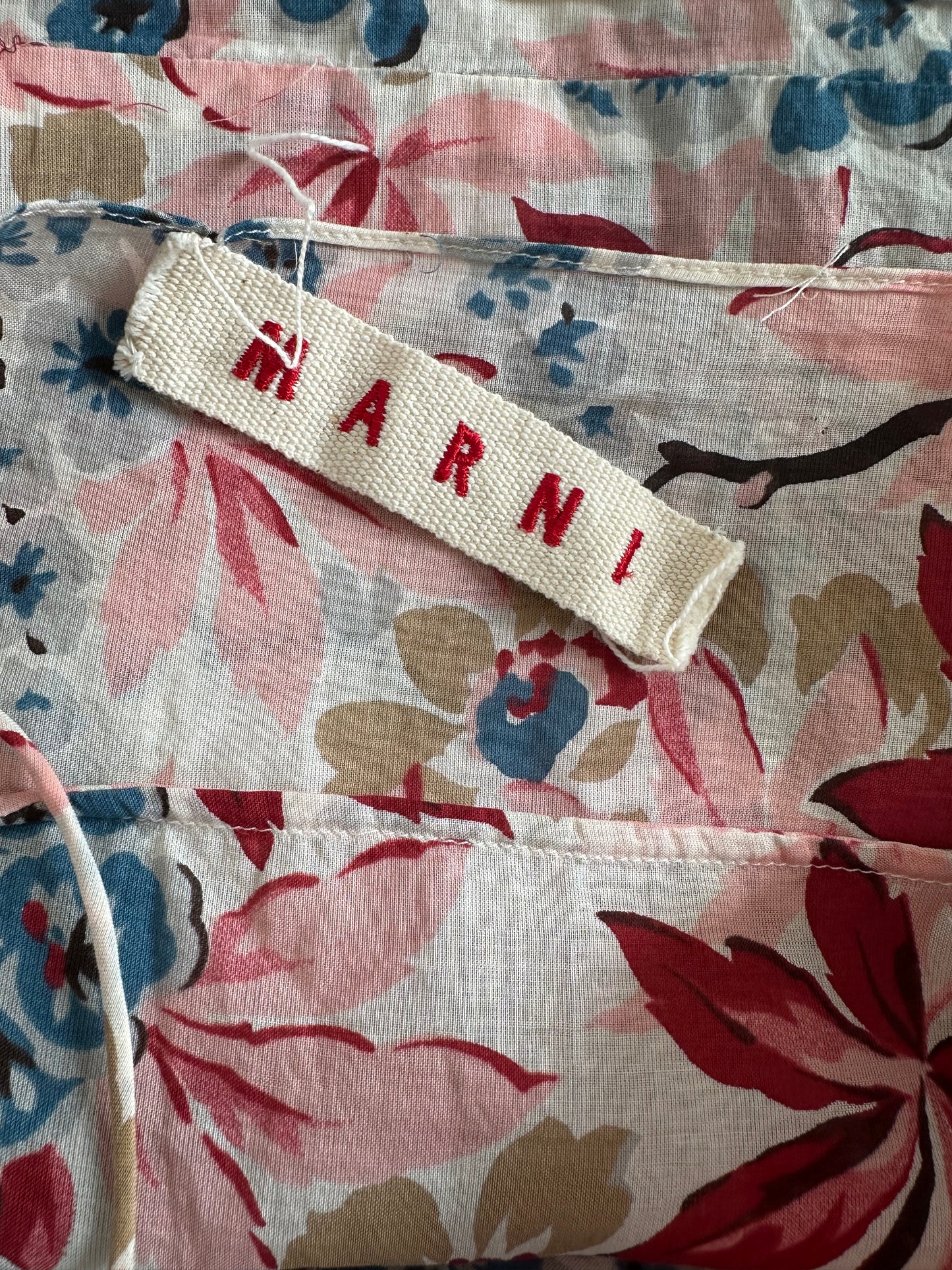 Vintage Marni S/S 2002 Floral Mini Dress
