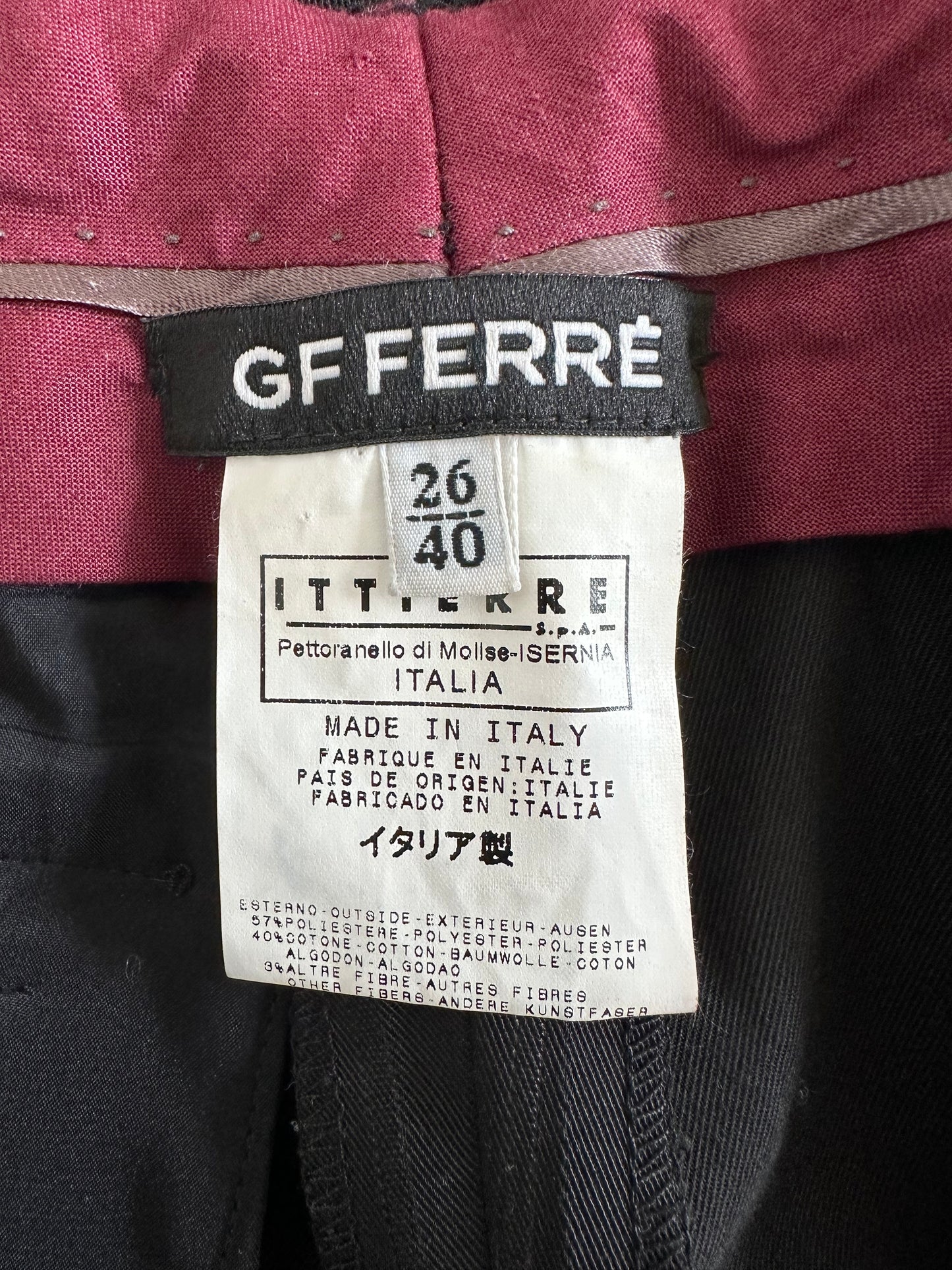 Vintage Gianfranco Ferré Pinstripe Suit