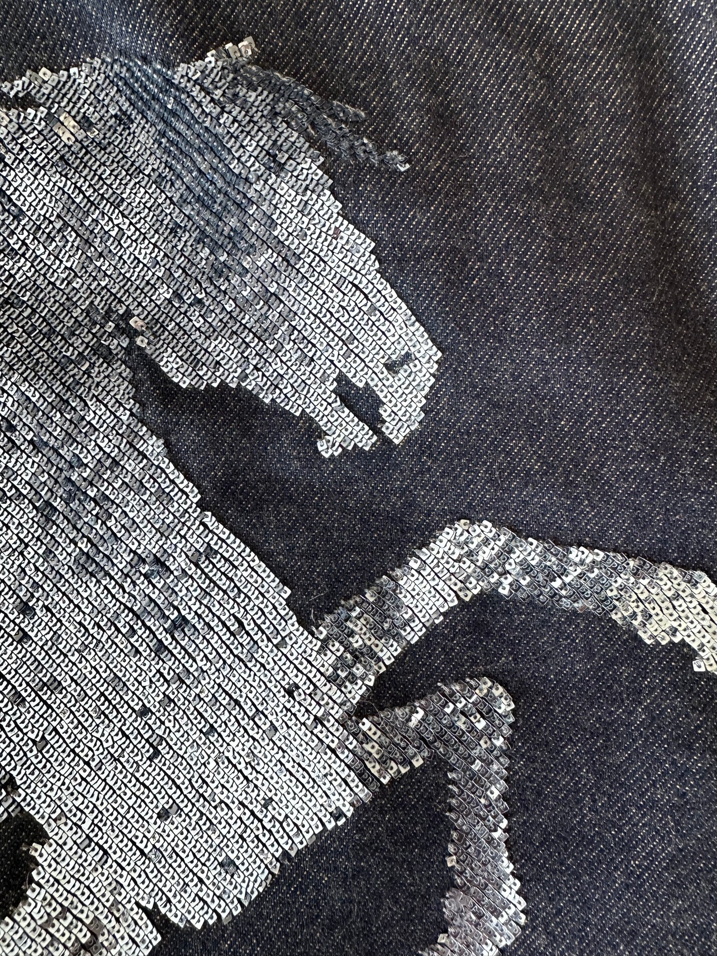 Vintage Chloé S/S 2001 Horse Sequin Jeans