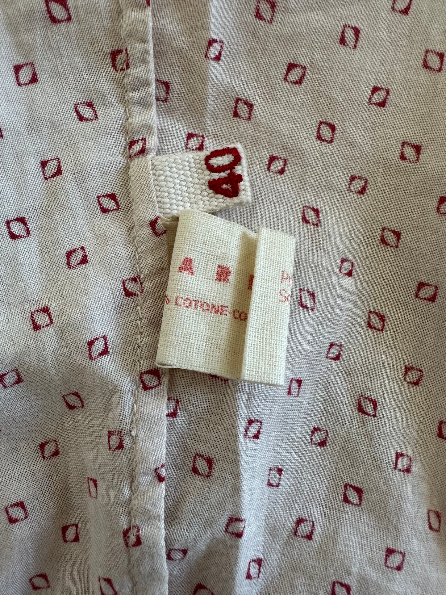 Vintage Marni S/S 2003 Cotton Printed Top