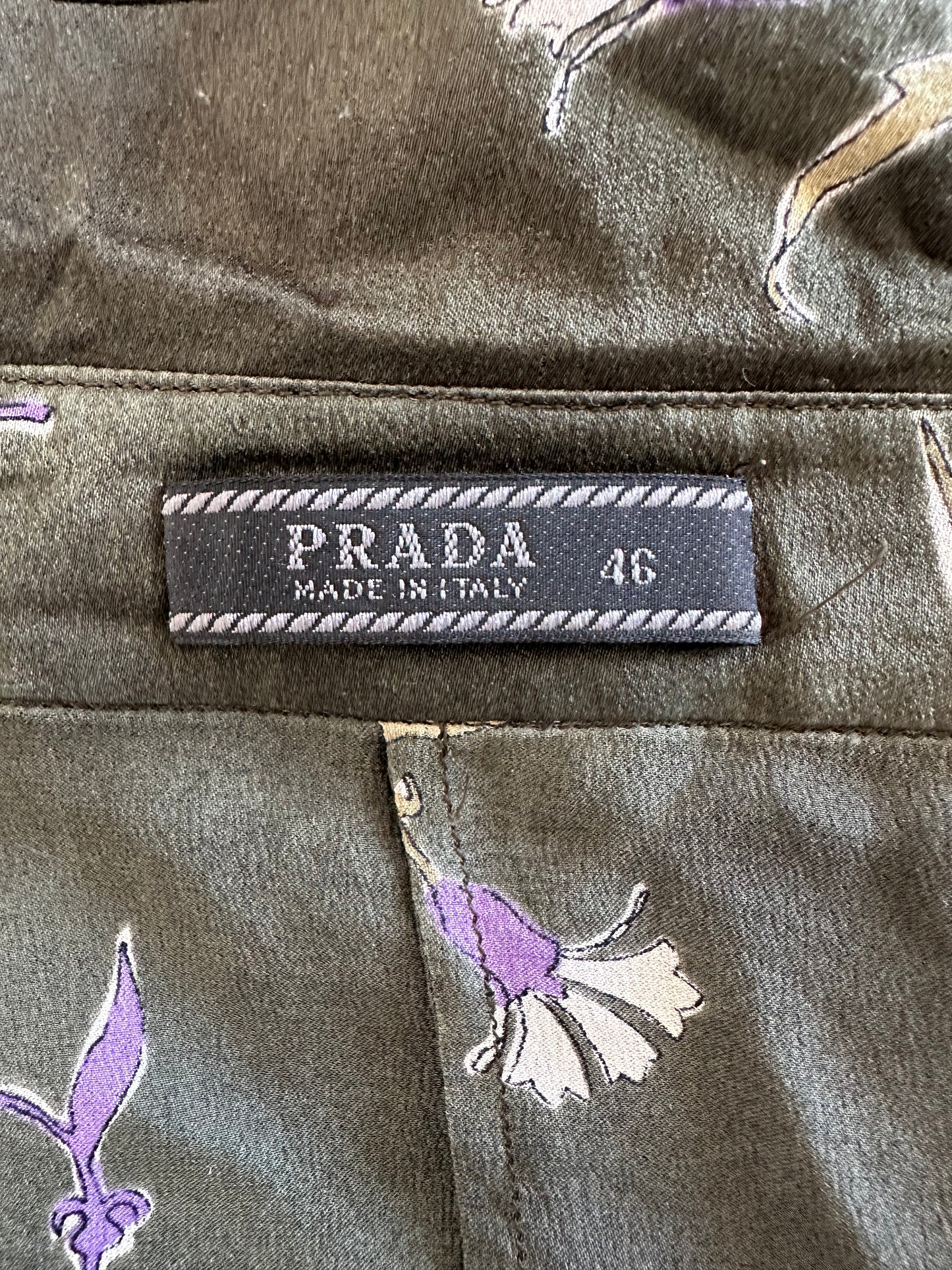 Vintage Prada F/W 1997 Floral Blouse