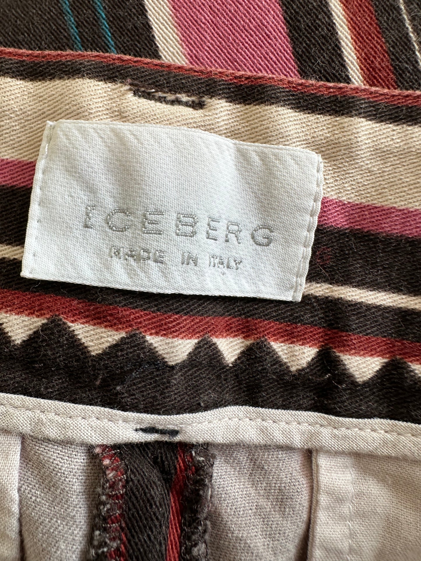 Vintage Iceberg Striped Trousers