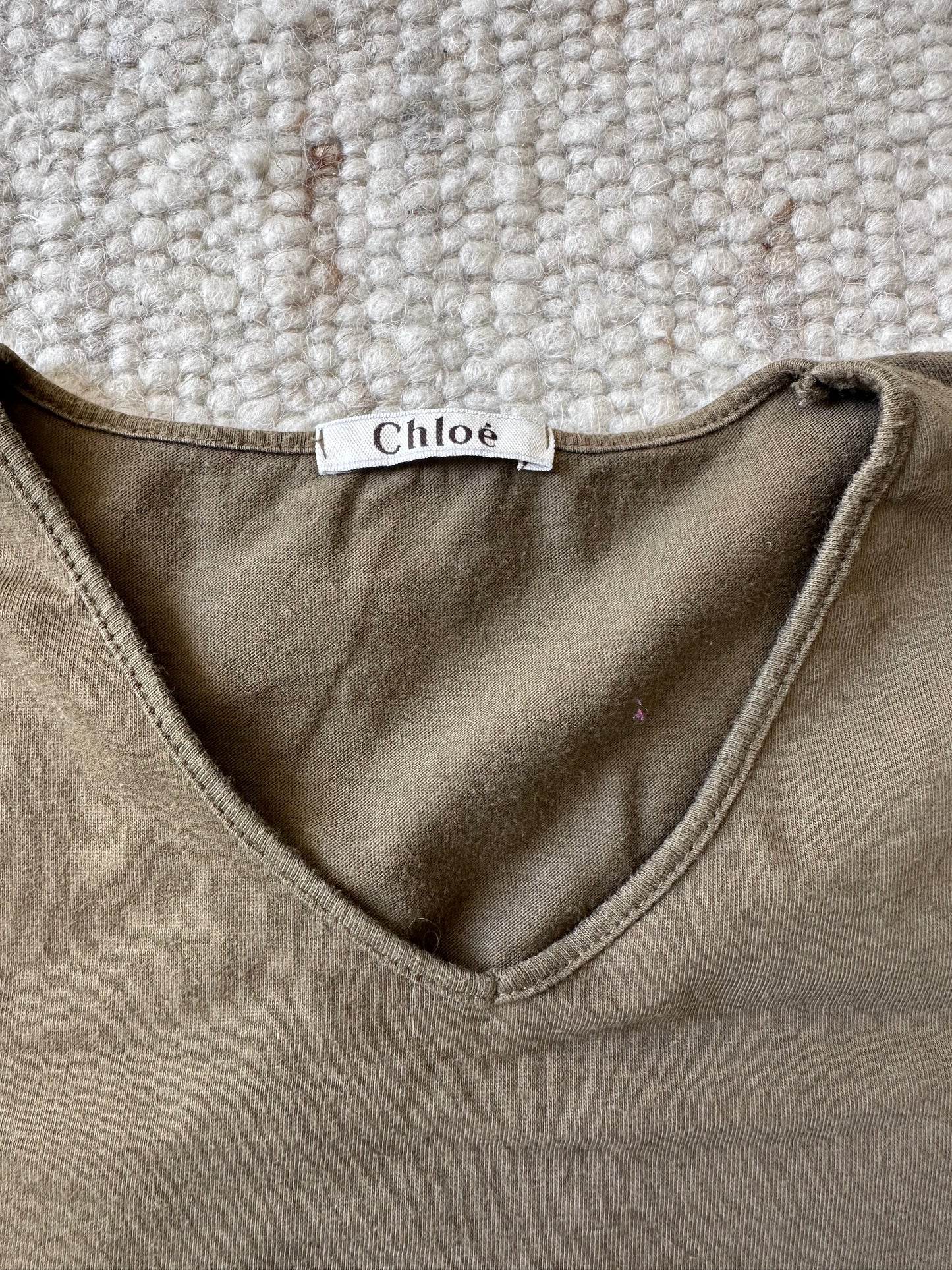 Vintage Chloé S/S 2002 Shrimp T-shirt