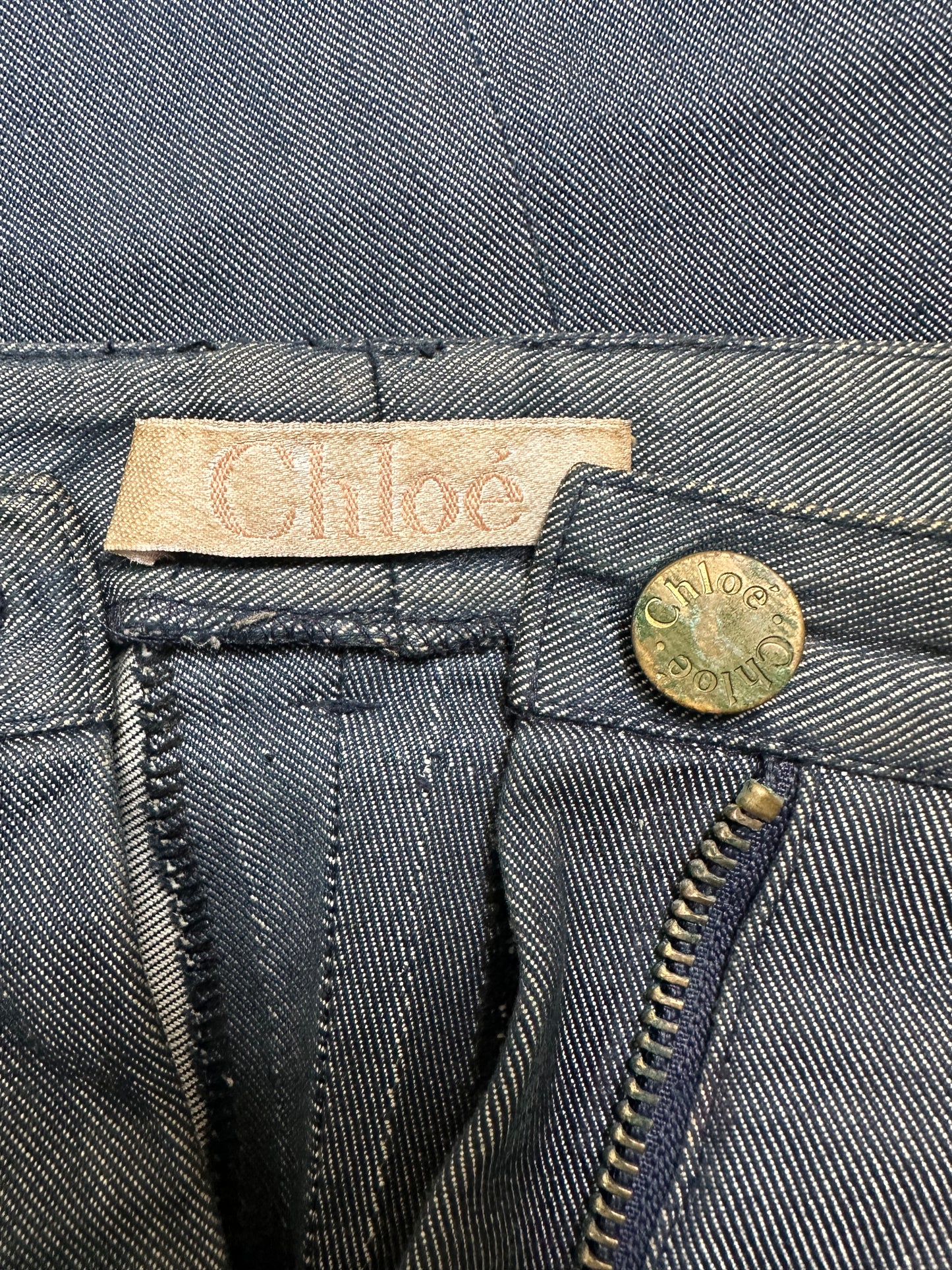 Chloé S/S 2000 Devil Skull Jeans