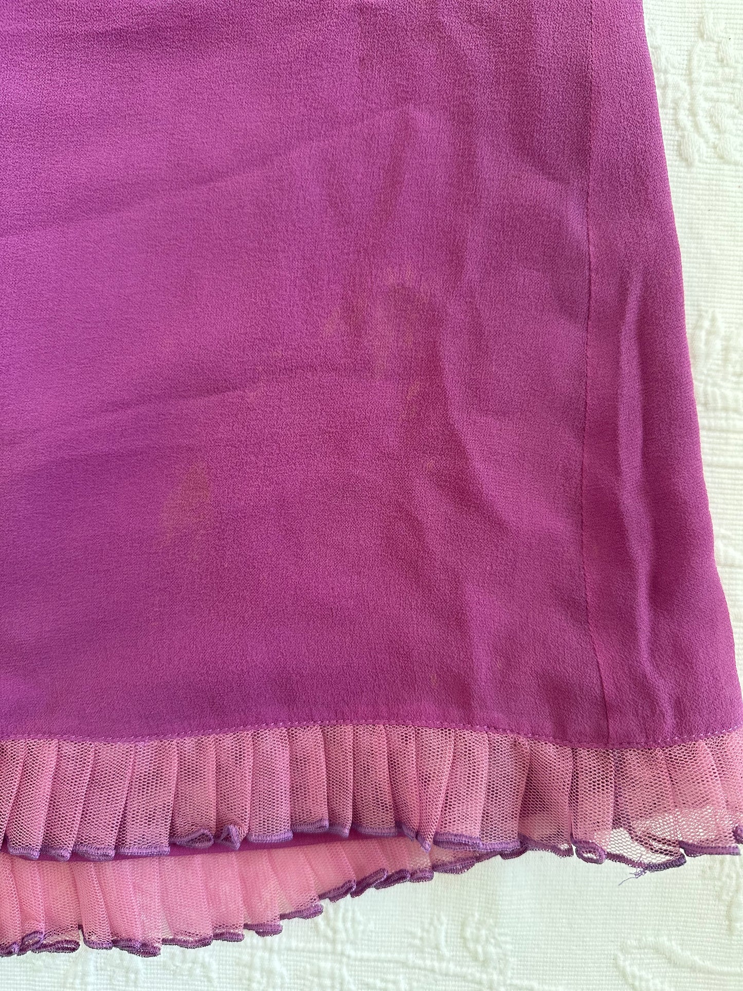 Vintage Emporio Armani Purple Skirt
