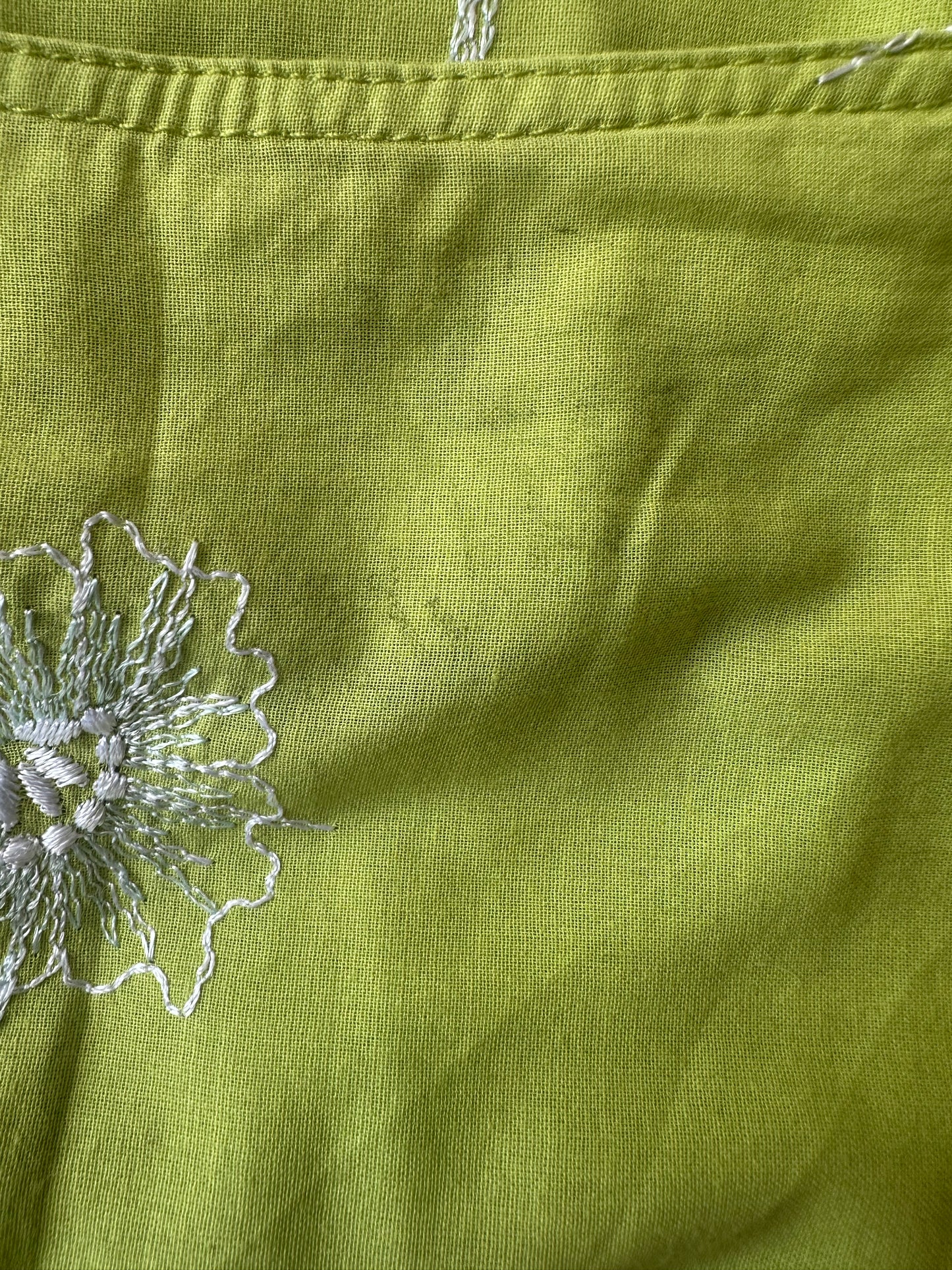 Vintage Emporio Armani S/S 2000 Green Floral Skirt
