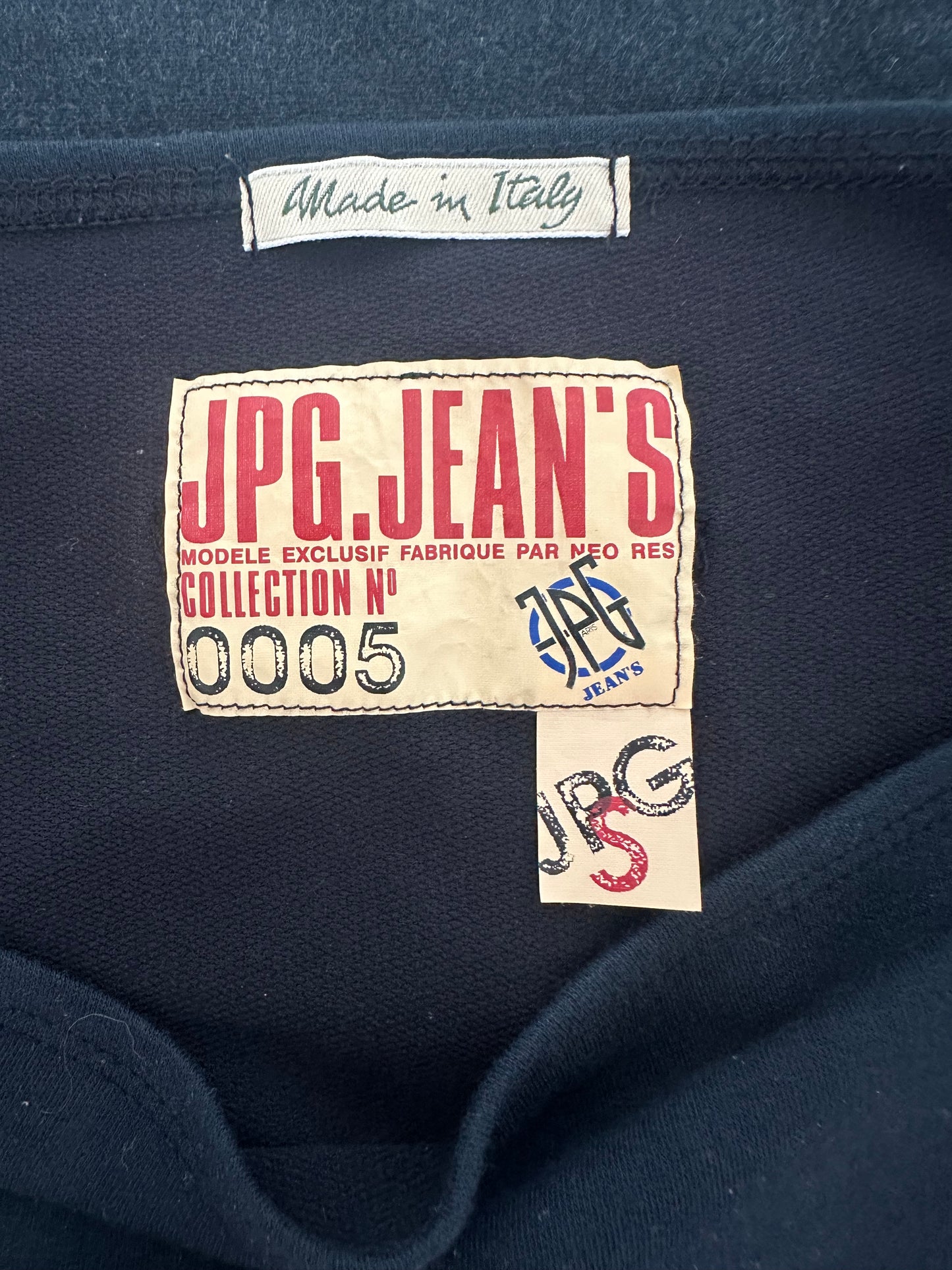 Vintage JPG Jeans Top with Fishnet