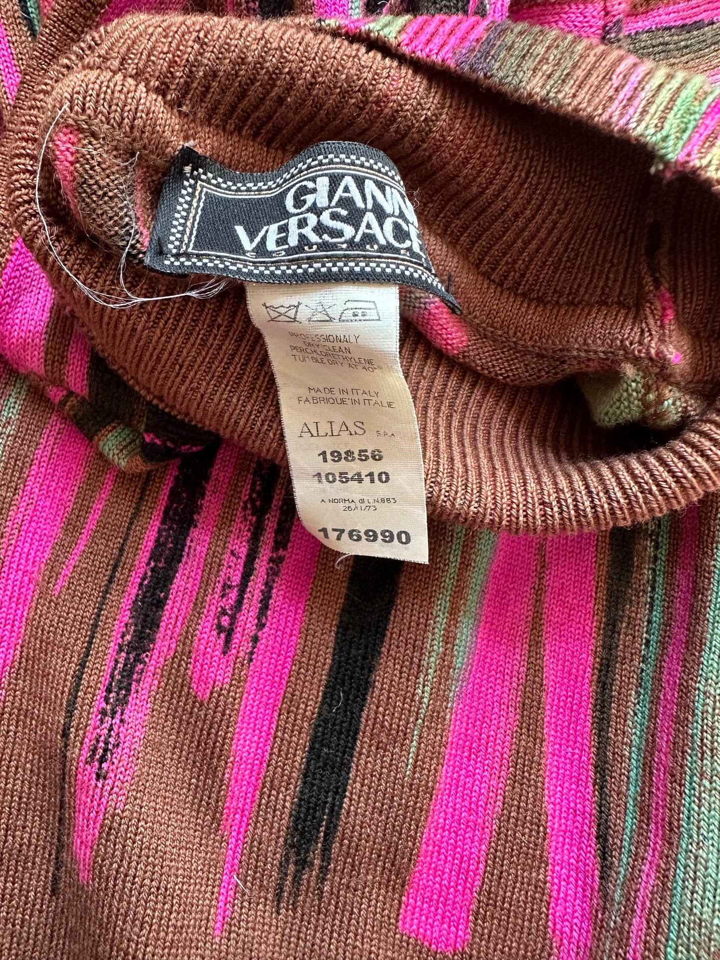 Vintage Gianni Versace Couture F/W 2001 Sleeveless Turtleneck