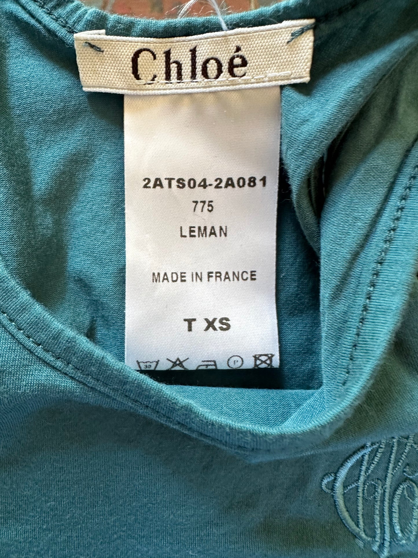 Vintage Chloé Blue Tank Top