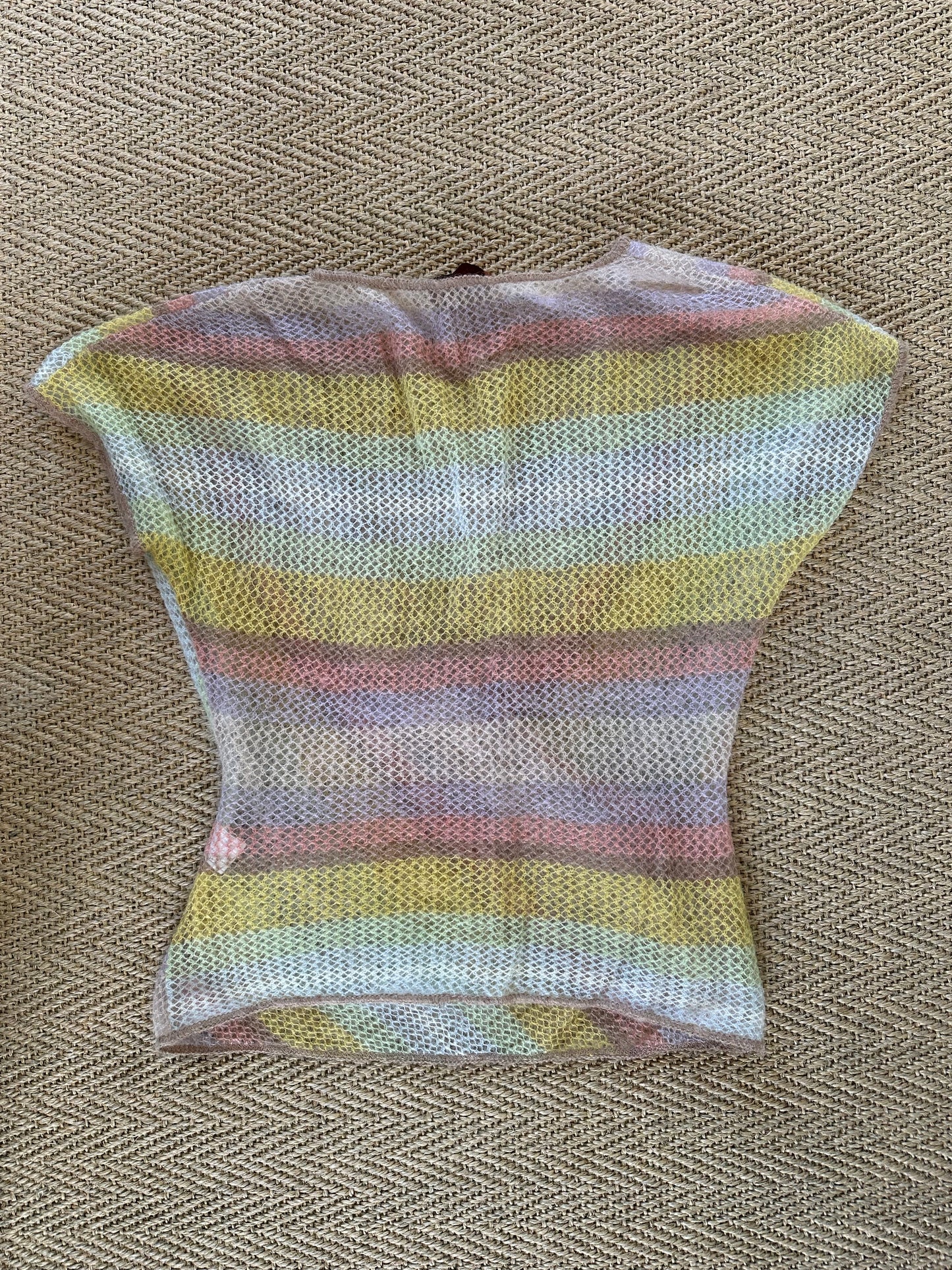 Missoni Rainbow Knit Sleeveless Jumper