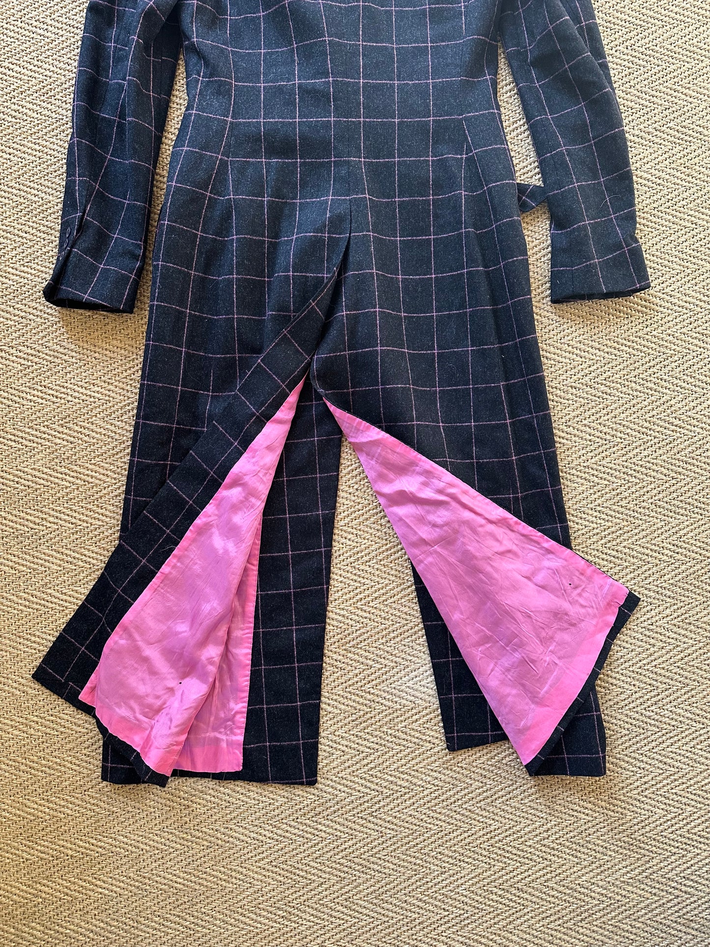 Vintage Chloé F/W 1998 Wool Checked Coat