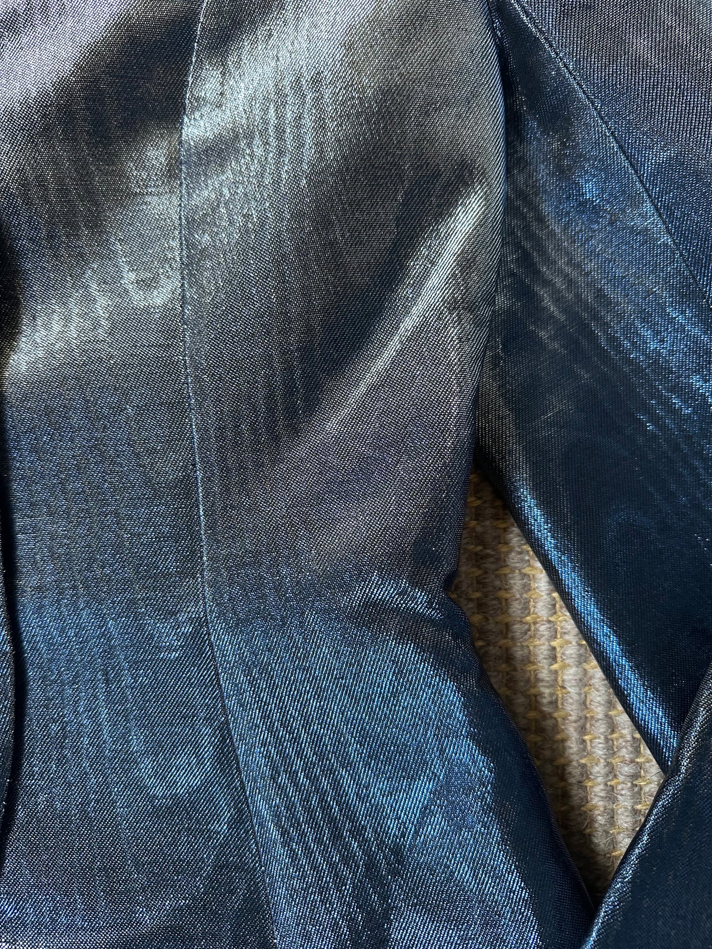 Vintage Chloé F/W 2001 Blue Metallic Jacket
