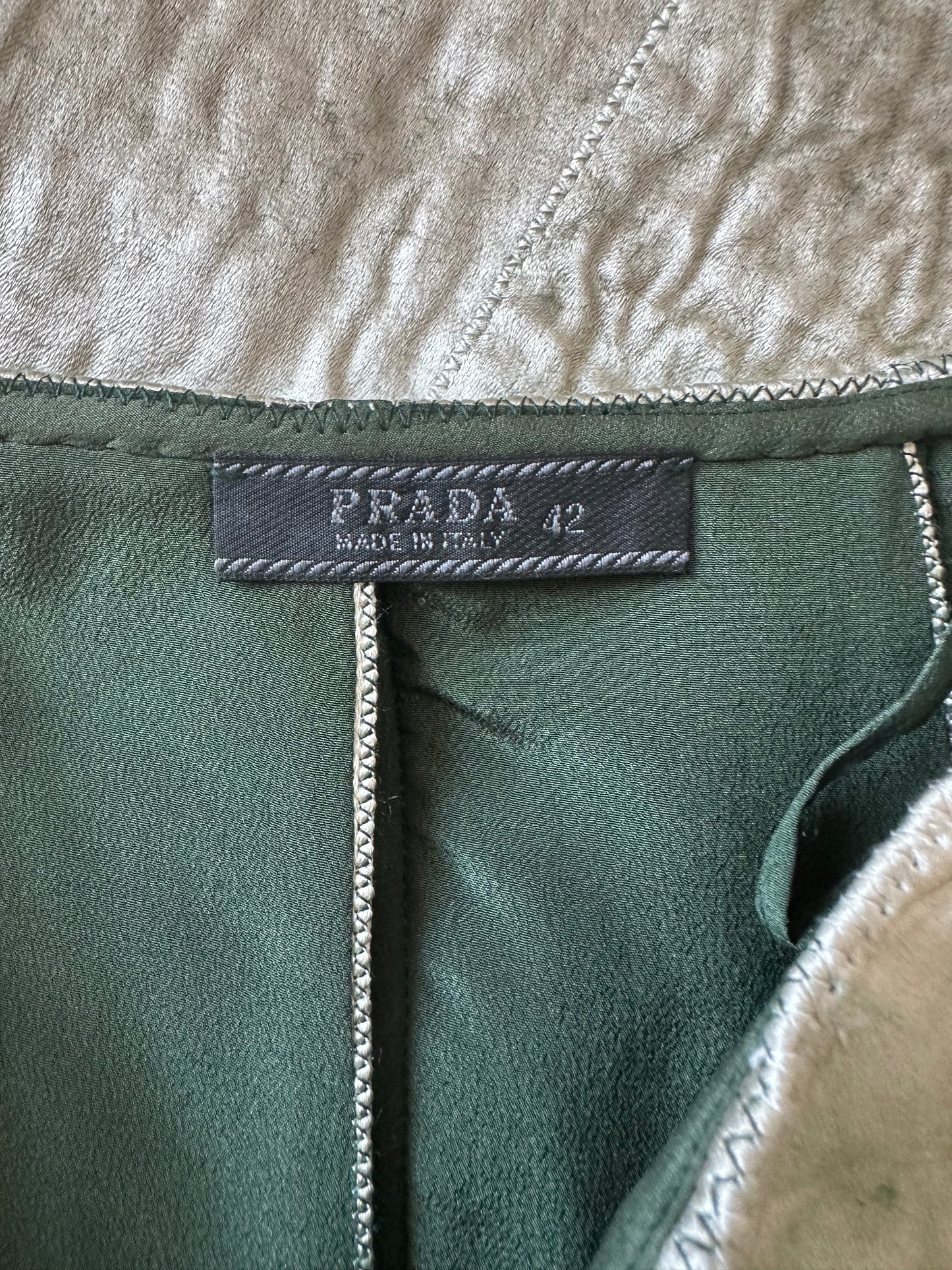 Vintage Prada F/W 1998 Velvet Suit