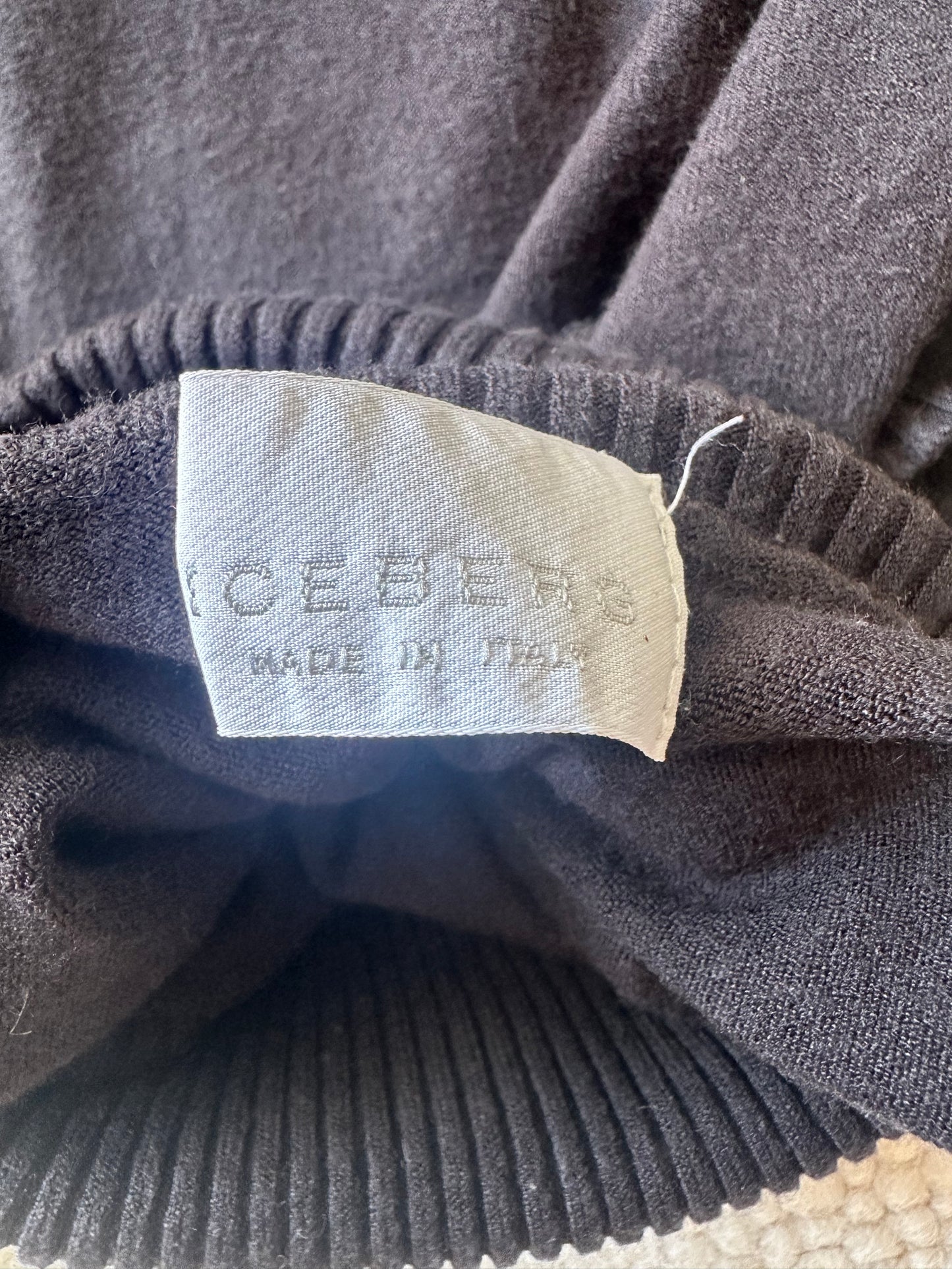 Iceberg 'Crash' Embellished Sleeveless Turtleneck