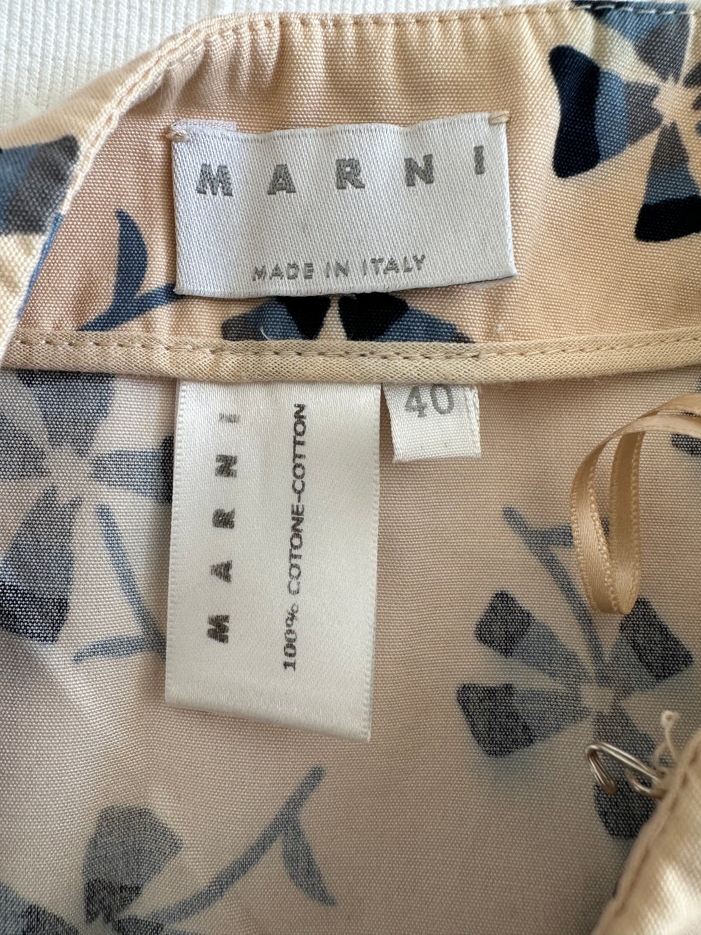 Vintage Marni F/W 2001 Floral Maxi Skirt