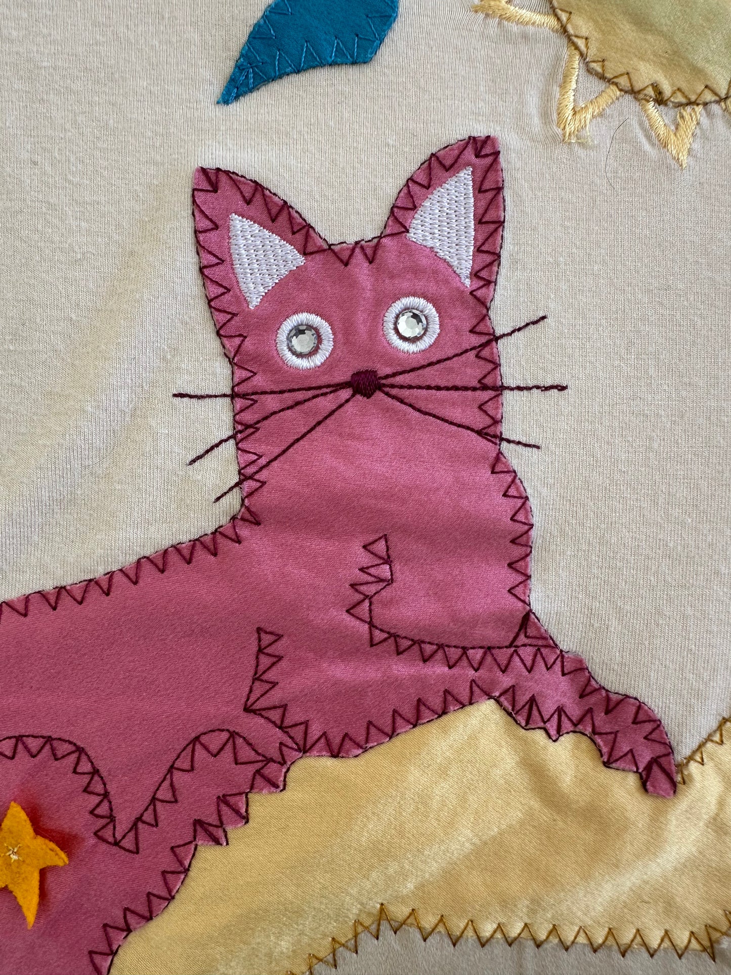 Vintage Chloé 90s Cat Embroidered T-shirt