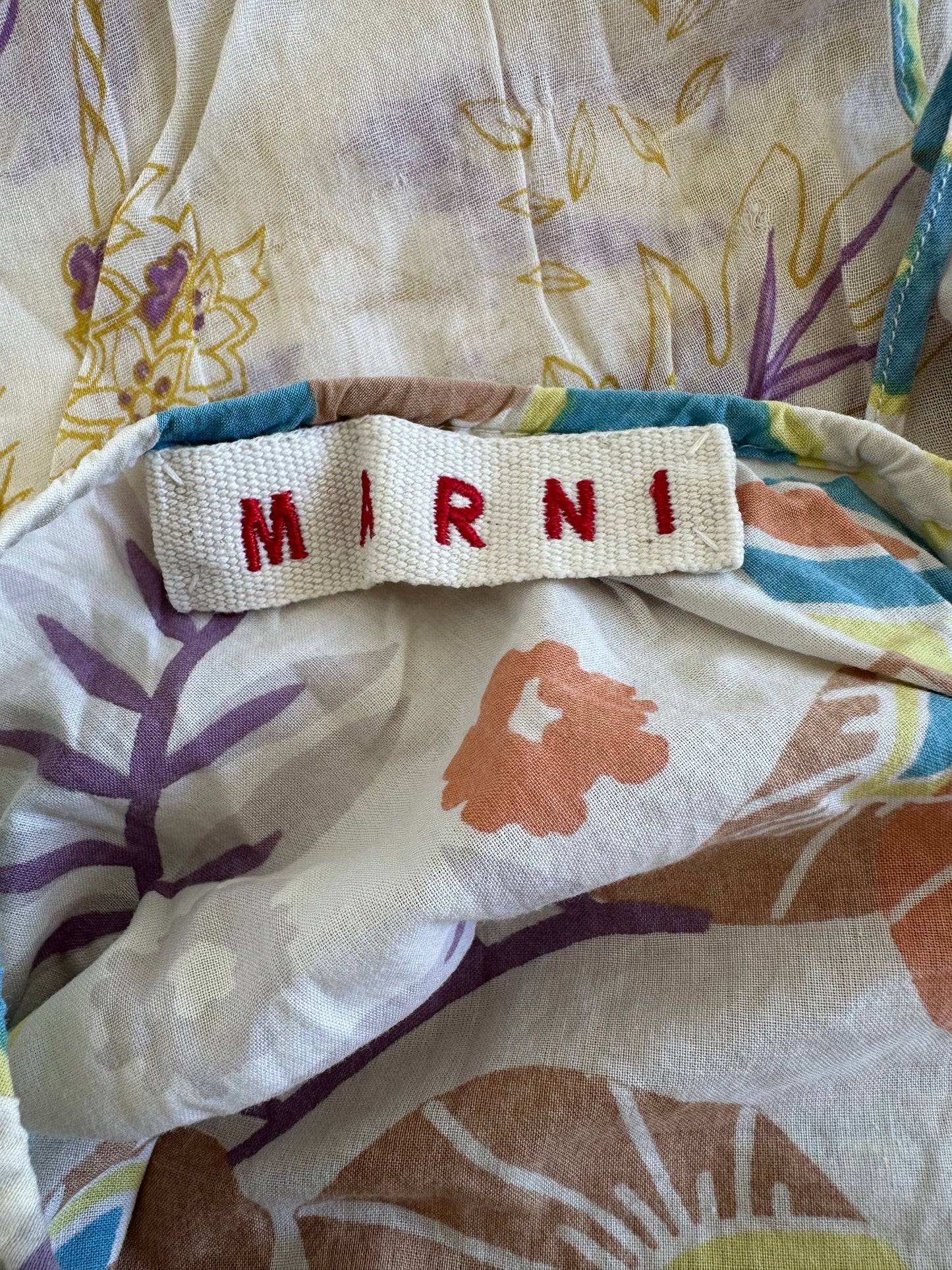 Vintage Marni S/S 2003 Mixed Floral Dress