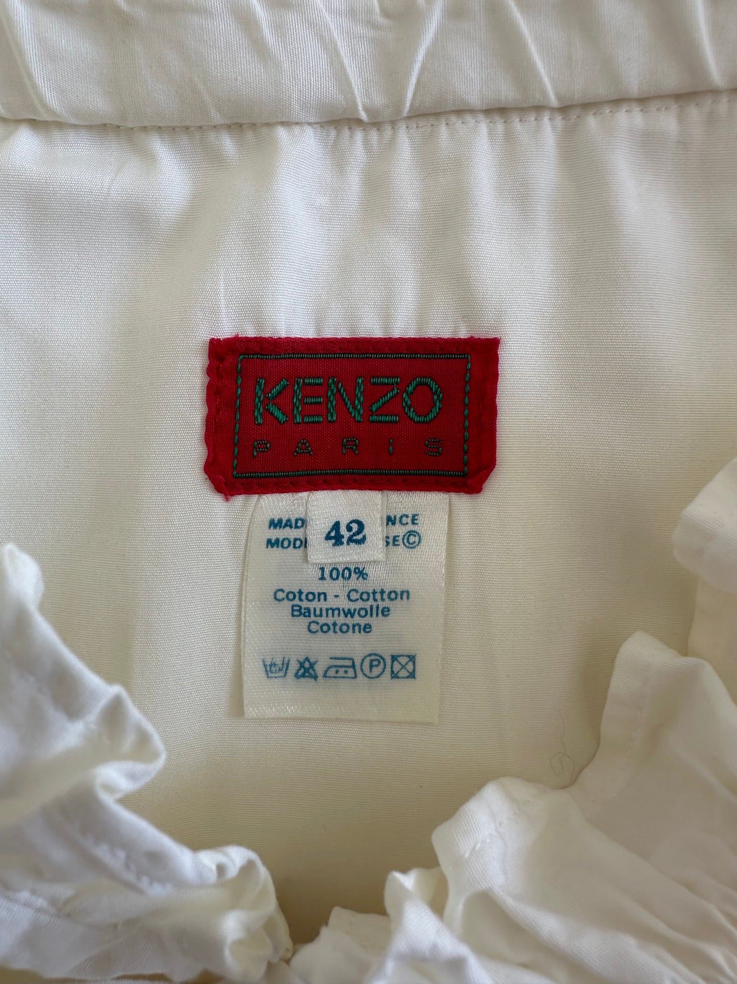 Vintage Kenzo White Shirt