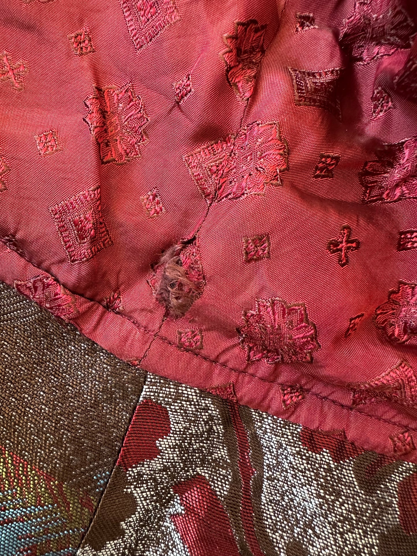 Vintage Christian Lacroix Bazar Brocade Waistcoat with Tie