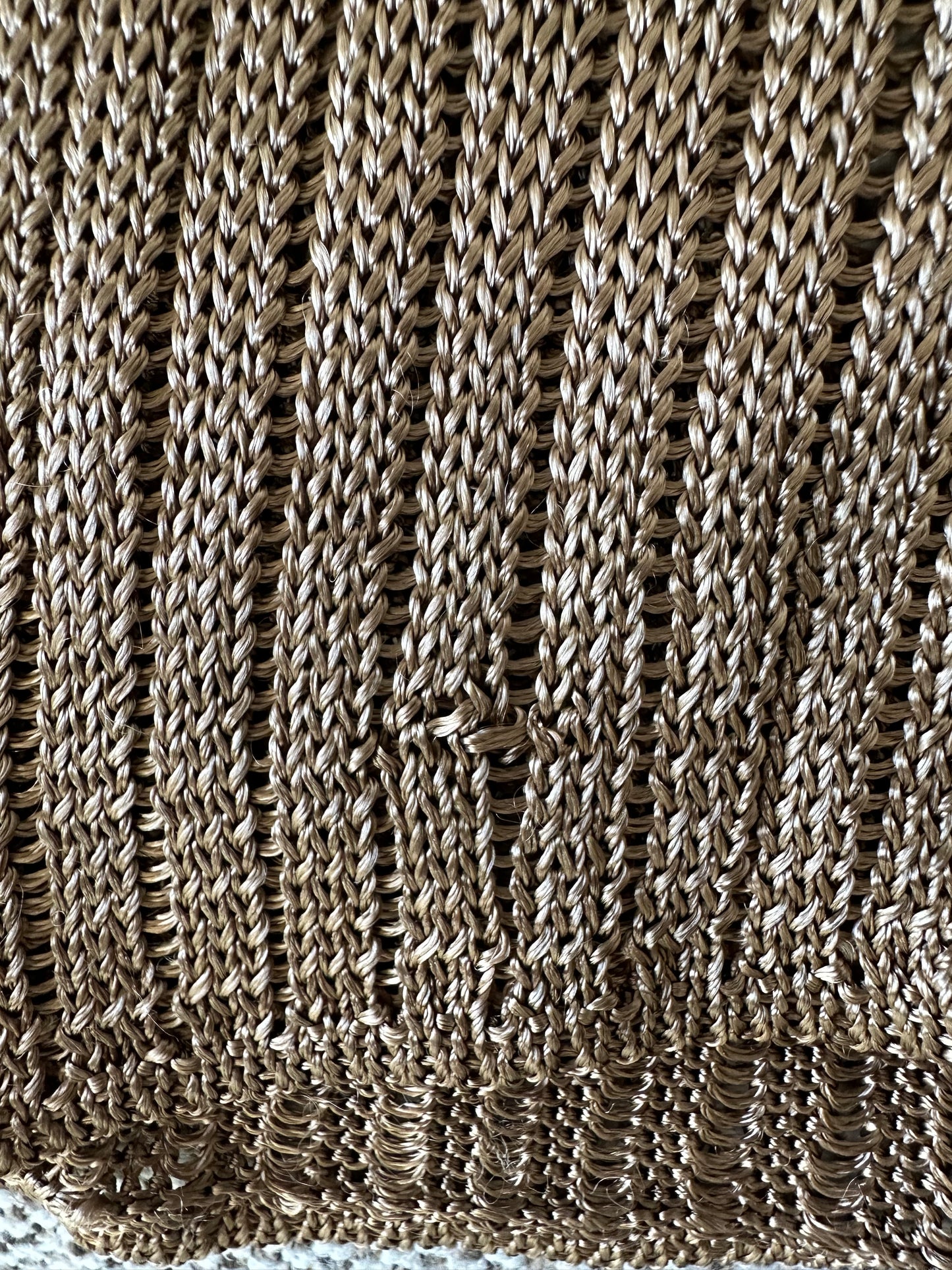 Vintage Thierry Mugler Gold Lurex Knitted Top