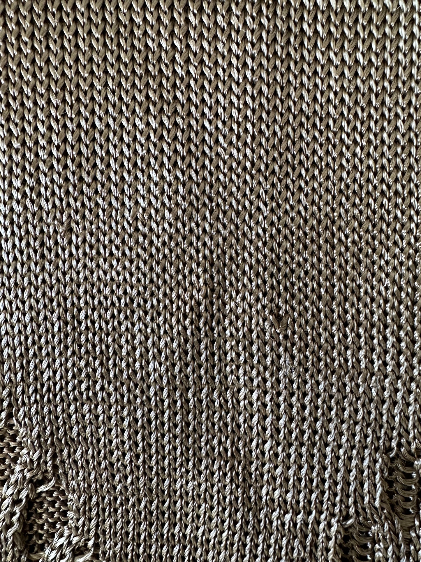 Vintage Thierry Mugler Gold Lurex Knitted Top