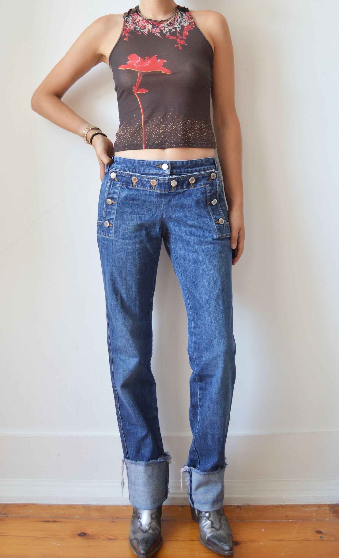 vintage dolce gabbana ss 2003 'sex' jeans
