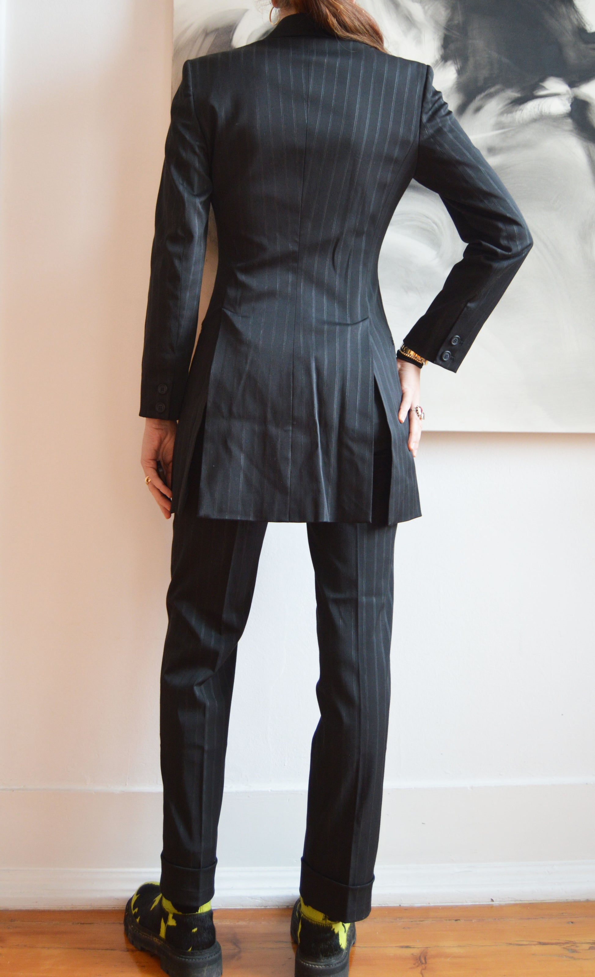 gianfranco ferre pinstripe suit