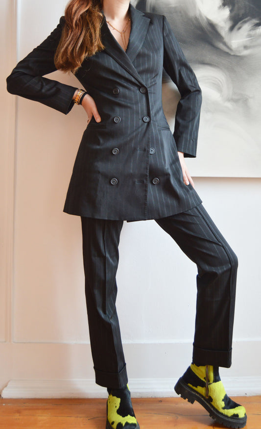 gianfranco ferre pinstripe suit