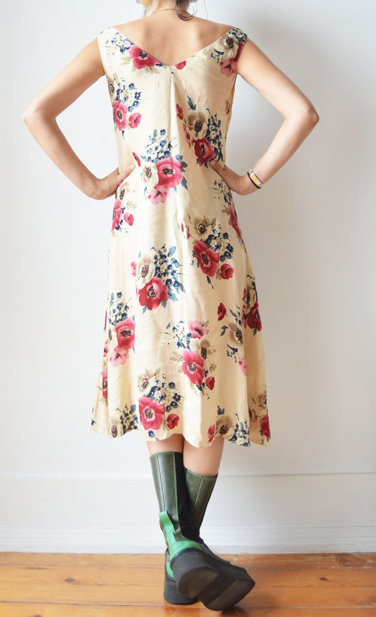 Vintage Marni S/S 2003 Floral Midi Dress