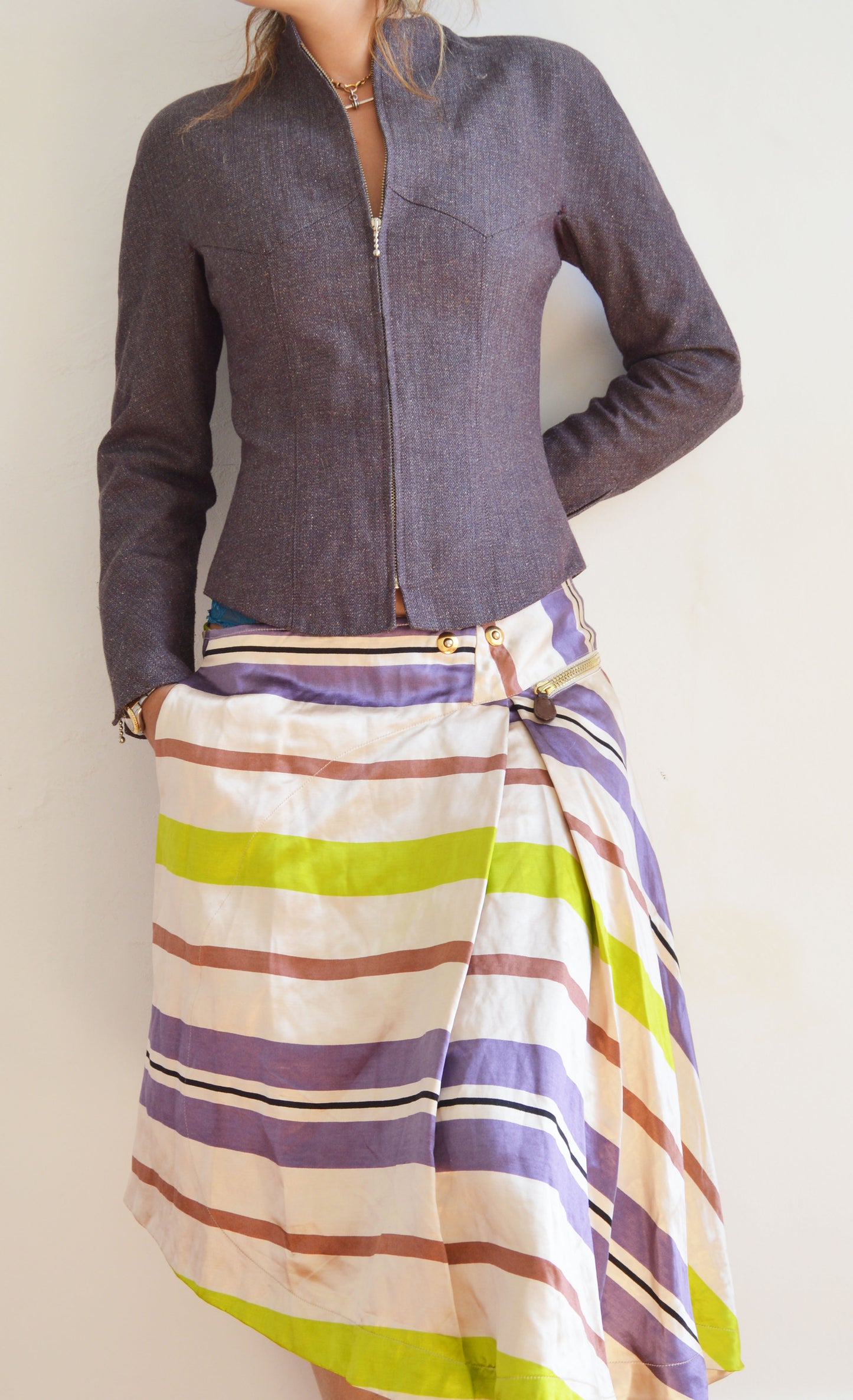 Vintage Chloé Purple Fitted Jacket