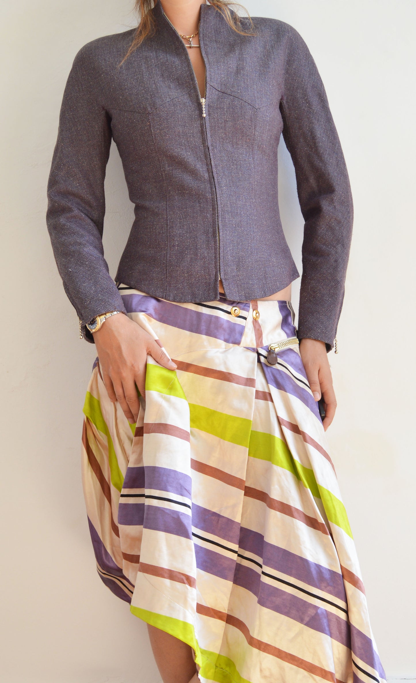 Vintage Chloé Purple Fitted Jacket