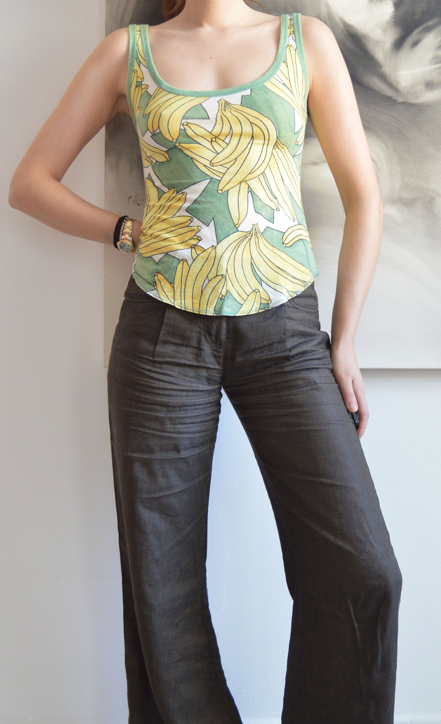 vintage Chloe ss 2004 banana top