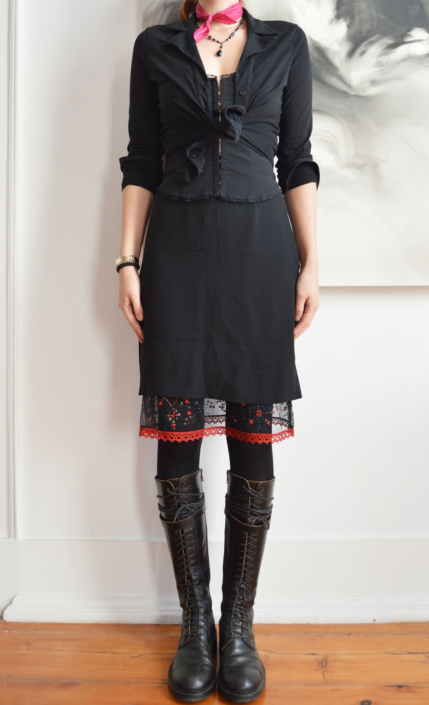 Vintage Christian Lacroix Bazar Layered Skirt