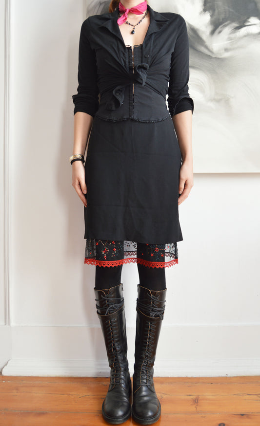 Vintage Christian Lacroix Bazar Layered Skirt