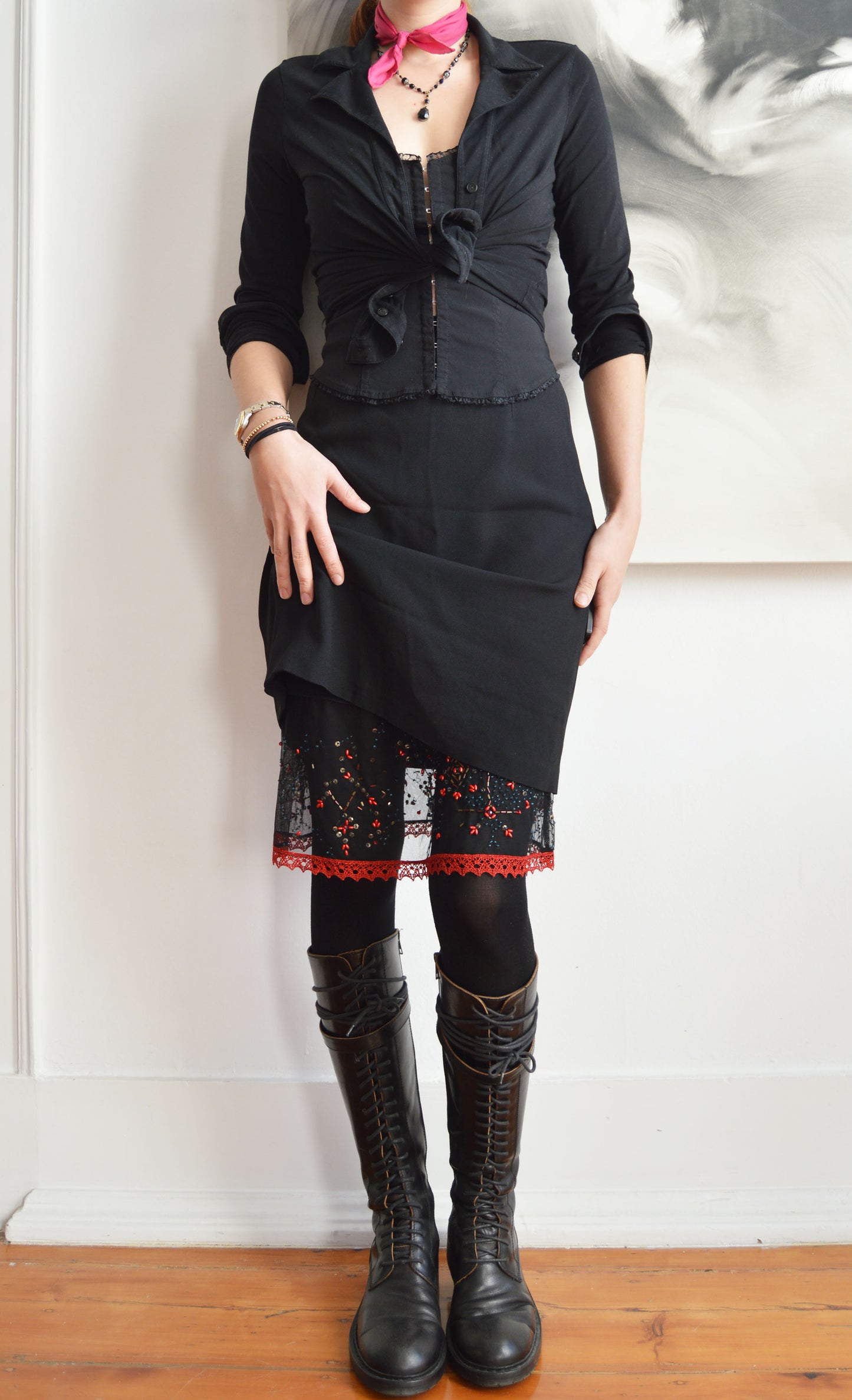 Vintage Christian Lacroix Bazar Layered Skirt