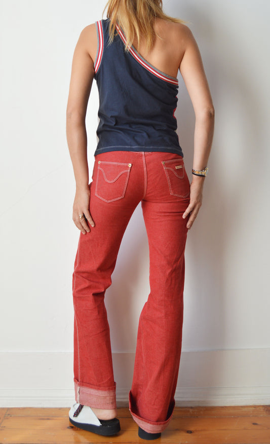 Vintage D&G S/S 2003 Asymmetric Tank Top