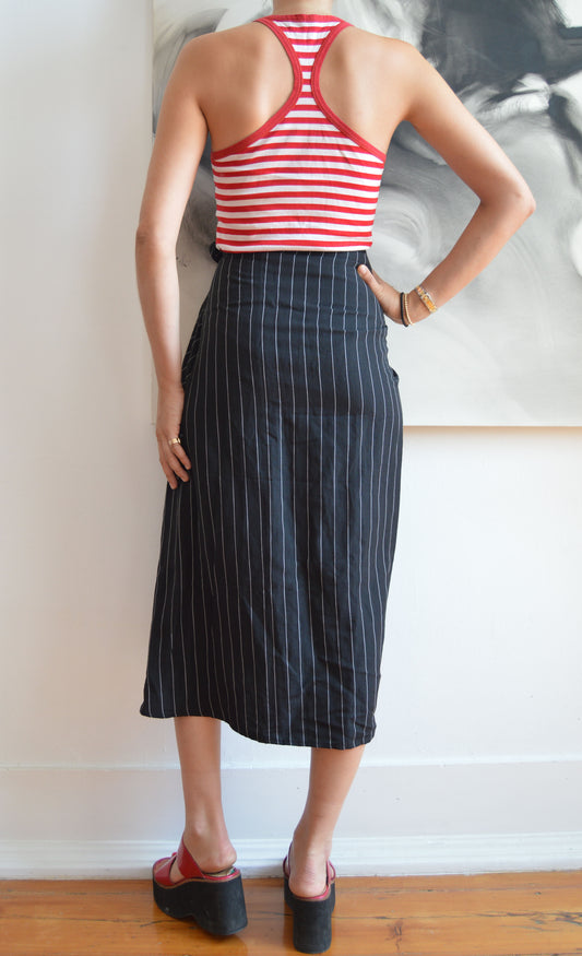 vintage dolce gabbana ss 2003 striped tank top