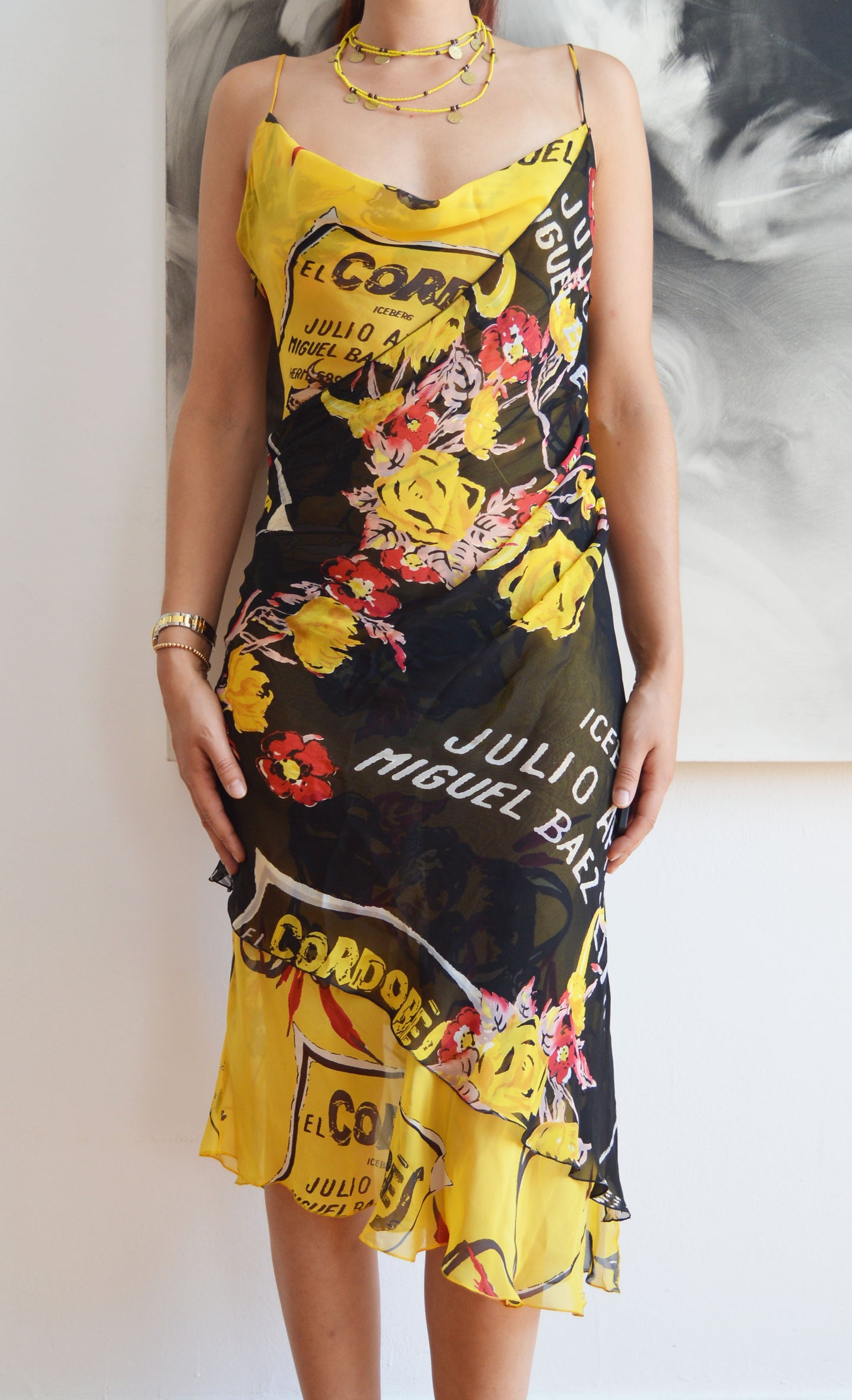 Vintage Iceberg Silk Dress