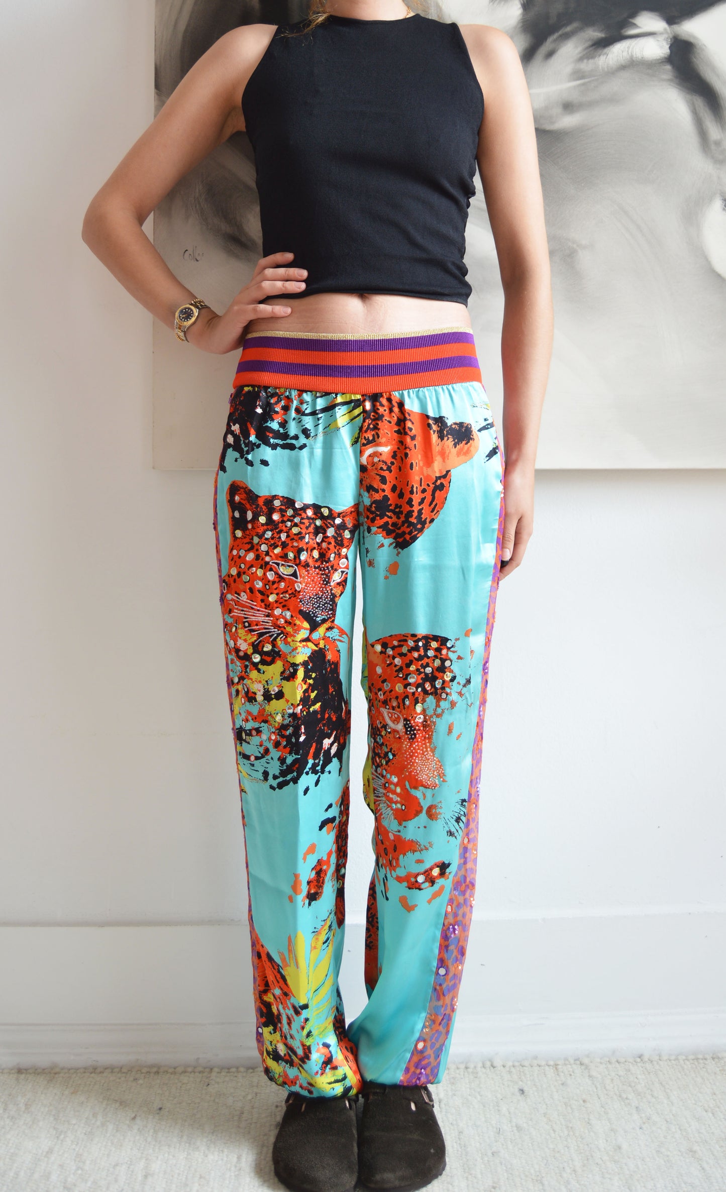 Vintage Iceberg S/S 2004 Silk Trousers