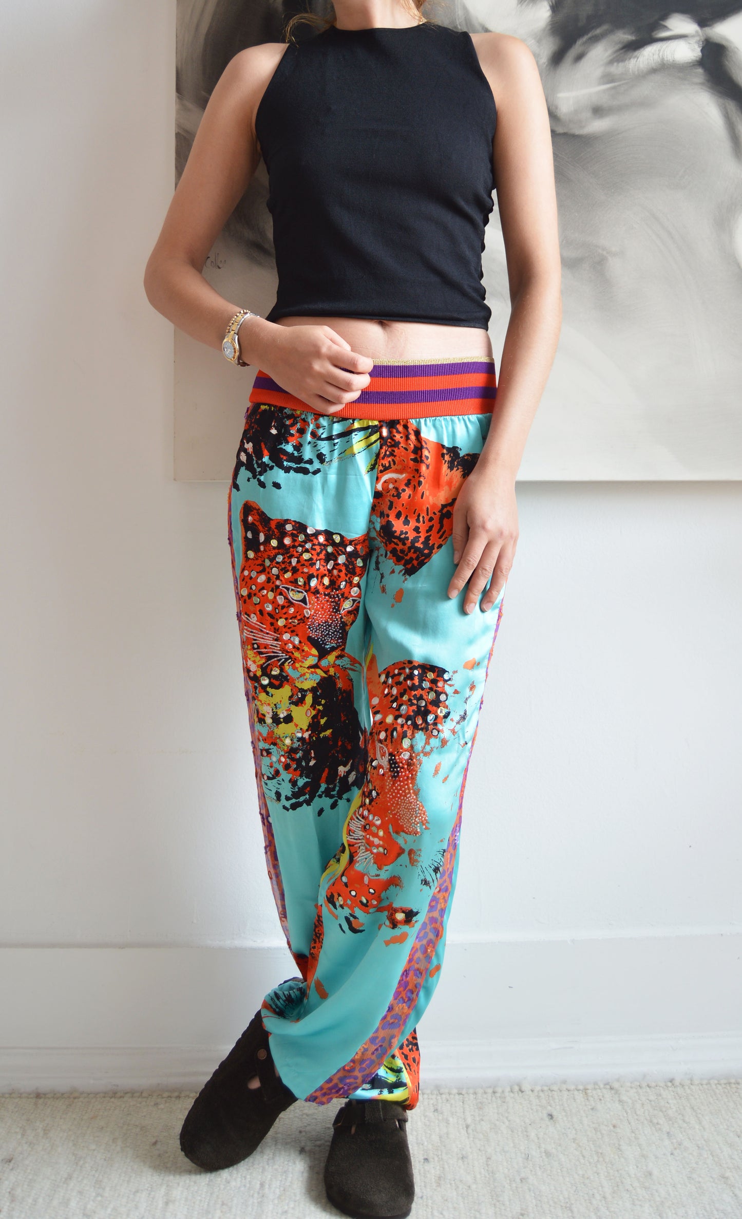 Vintage Iceberg S/S 2004 Silk Trousers